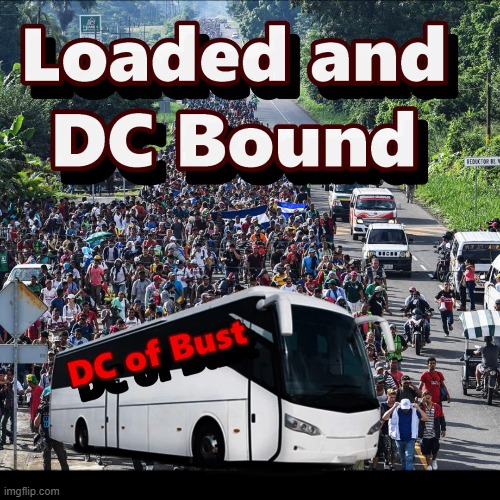 Kudos For Gov Abbotts New Policy to Establish Bus Routes from Texas to DC for Summer | image tagged in washington dc,texas,gov abbott | made w/ Imgflip meme maker