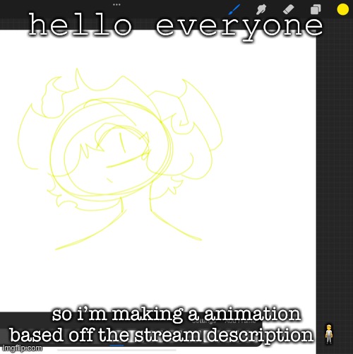 what the hell am i doing i need to go touch grass | hello everyone; so i’m making a animation based off the stream description 🧍 | made w/ Imgflip meme maker