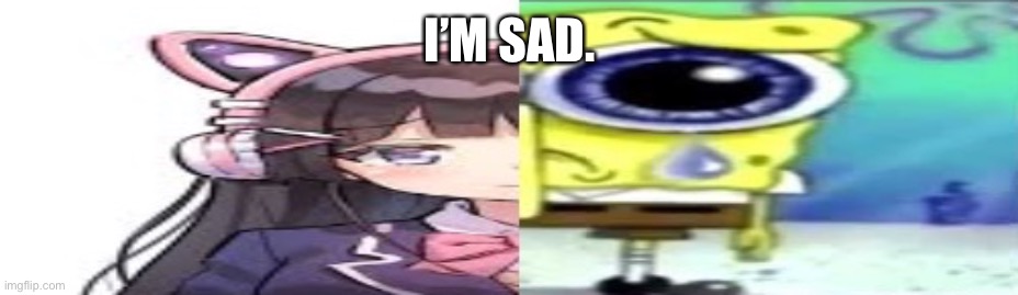 lol | I’M SAD. | image tagged in lol | made w/ Imgflip meme maker