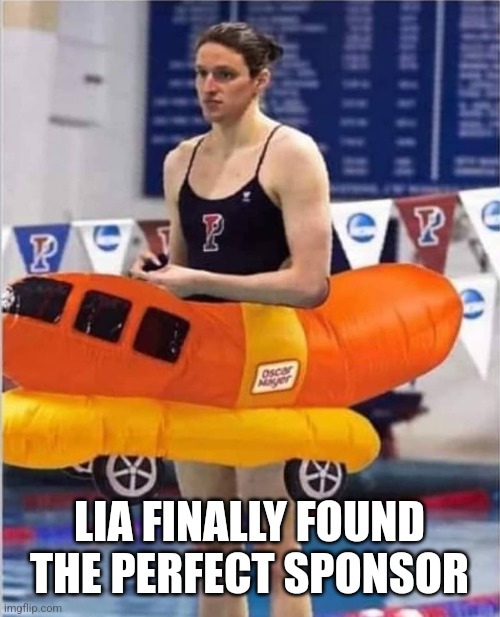 Lia finds sponsor | LIA FINALLY FOUND THE PERFECT SPONSOR | image tagged in funny memes | made w/ Imgflip meme maker