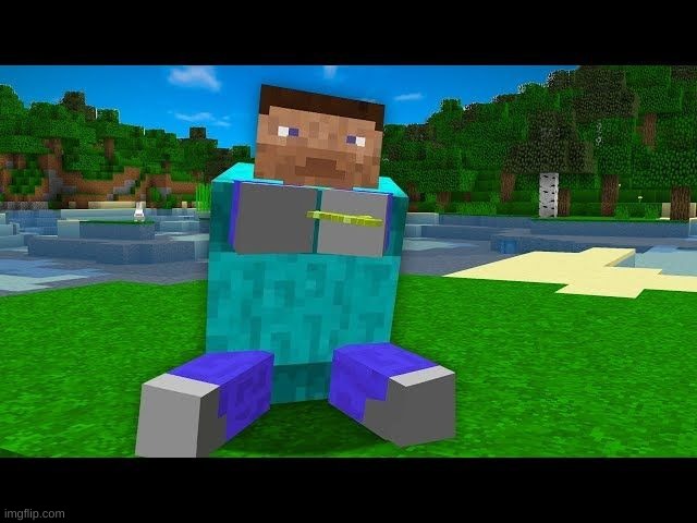 I think something is wrong with Steve (part 2) | image tagged in cursed steve | made w/ Imgflip meme maker