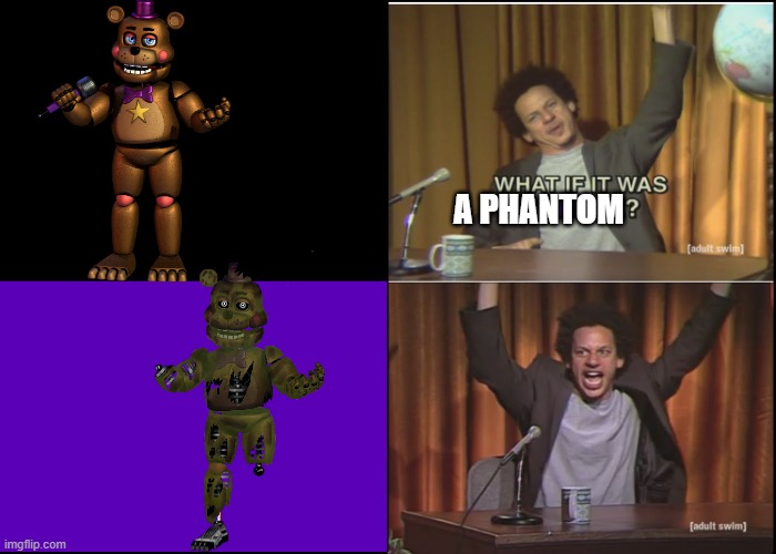 Another FNAF Edit no-one asked for | A PHANTOM | image tagged in what if it was purple | made w/ Imgflip meme maker