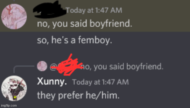 so, My boyfriend is a femboy?- is this how it works? - Imgflip