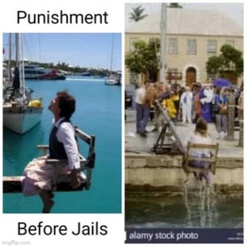 Bring back the dunk | image tagged in punishment,vrine,criminal | made w/ Imgflip meme maker