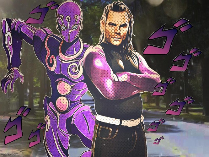 jeff hardy and his stand enigma | image tagged in digital art,jeff hardy,jojo's bizarre adventure | made w/ Imgflip meme maker