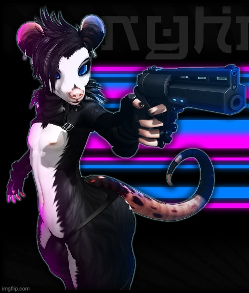 This is what Cyberpunk 2077 was missing xD (By Nyhm) | image tagged in furry,femboy,cyberpunk,possum,bulge,thicc | made w/ Imgflip meme maker