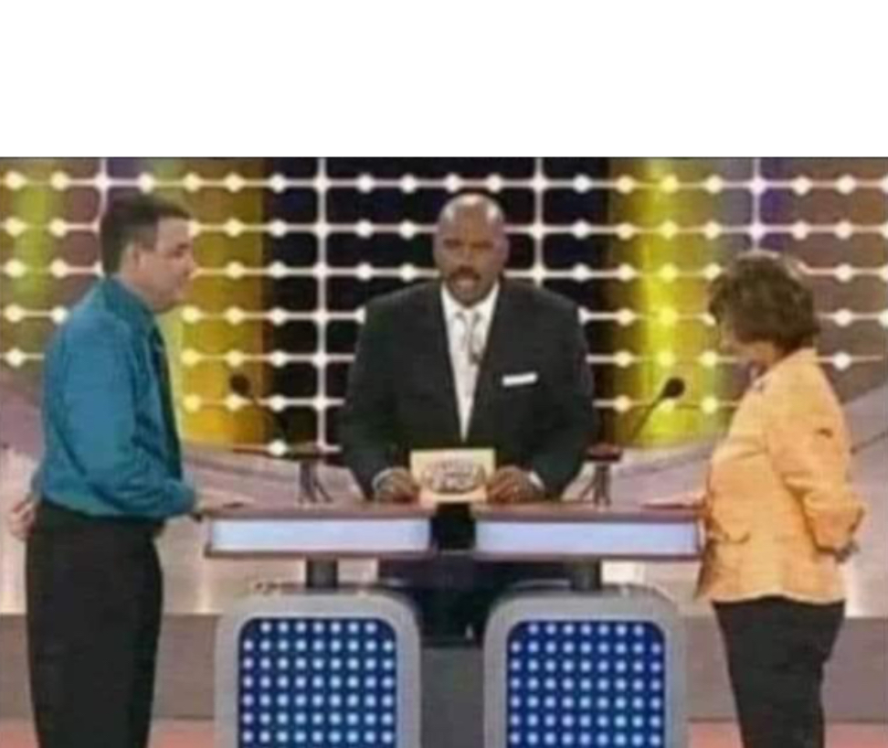 Family Fued Blank Meme Template