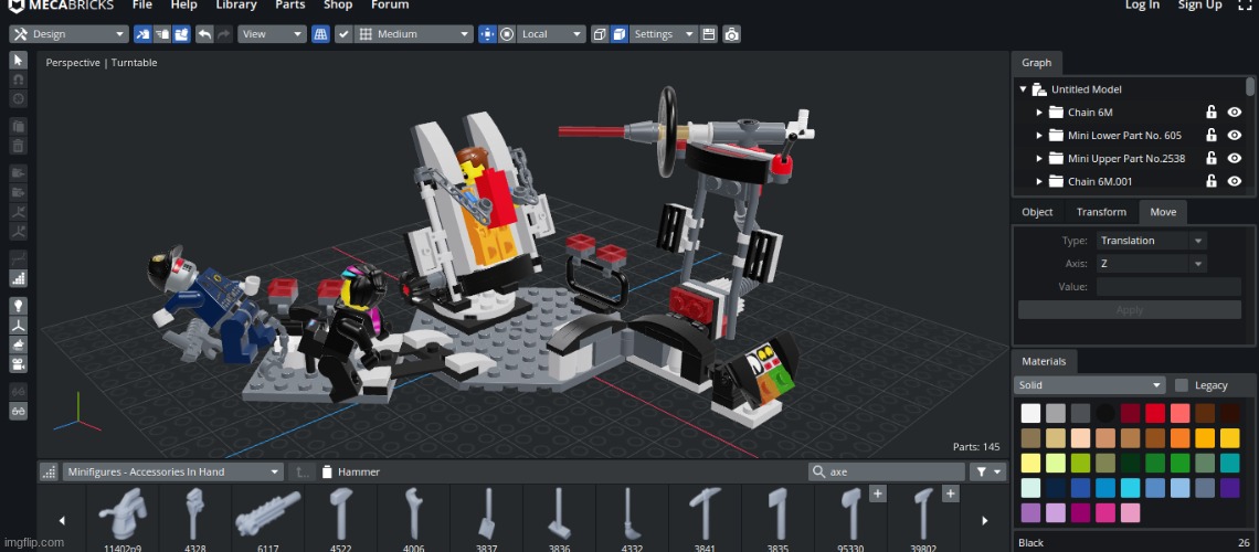 I finished making the lego movie melting chamber | made w/ Imgflip meme maker