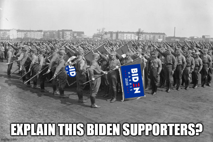 kinda sus | EXPLAIN THIS BIDEN SUPPORTERS? | image tagged in lets,go,brandon | made w/ Imgflip meme maker