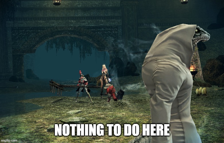 Vindictus - nothing to do here | NOTHING TO DO HERE | image tagged in nothing to do here,memes,gaming,fun,vindictus | made w/ Imgflip meme maker