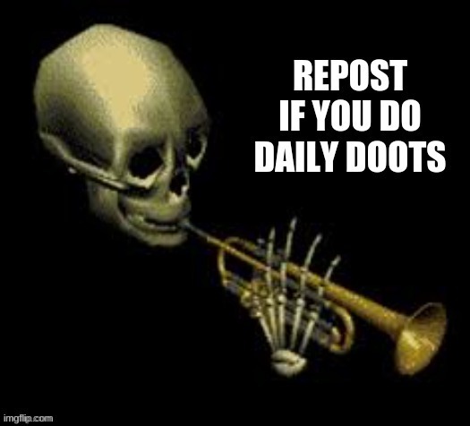 skeleton doot | made w/ Imgflip meme maker