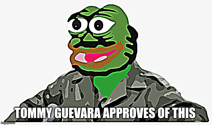 Tommy Guevara | TOMMY GUEVARA APPROVES OF THIS | image tagged in tommy guevara | made w/ Imgflip meme maker