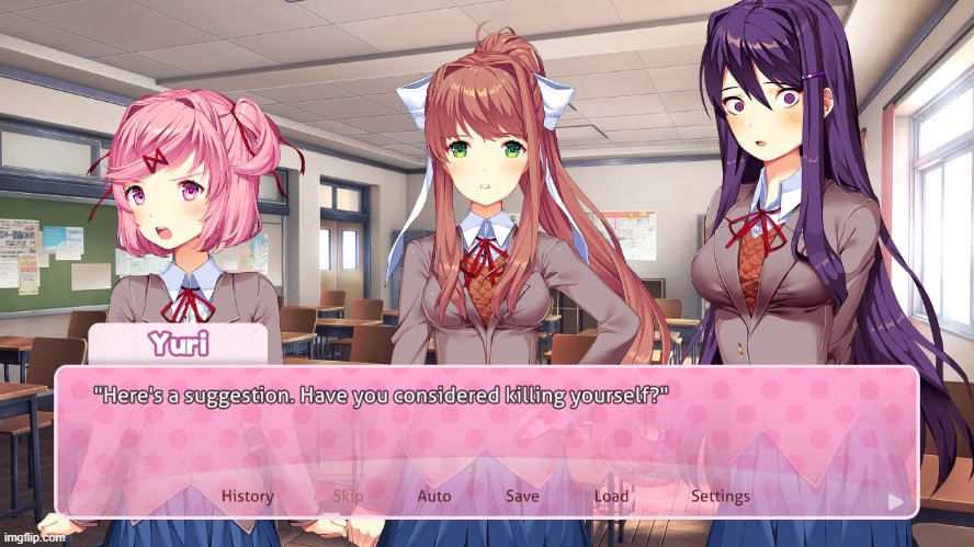 image tagged in here's a suggestion have you considered killing yourself | made w/ Imgflip meme maker