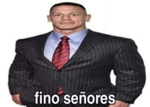 High Quality Fino señores Blank Meme Template