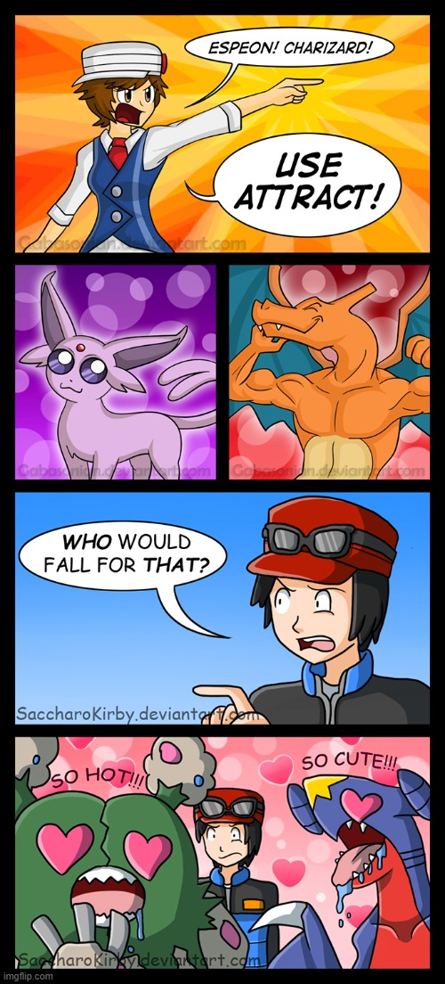 LOL It worked xD (By Gabasonian) | image tagged in furry,pokemon,memes,funny,comics/cartoons | made w/ Imgflip meme maker