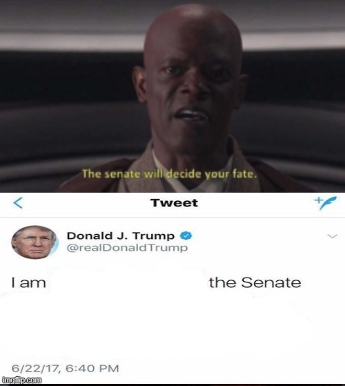 I am the senate | image tagged in i am the senate | made w/ Imgflip meme maker