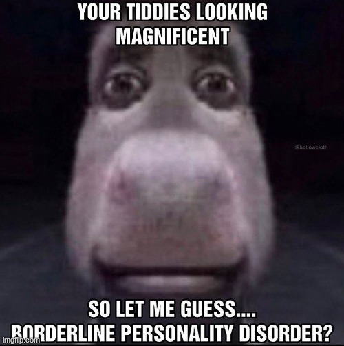 borderline | made w/ Imgflip meme maker
