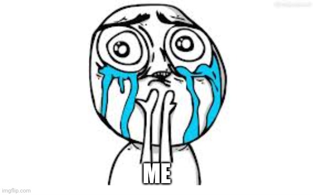 Crying Because Of Cute Meme | ME | image tagged in memes,crying because of cute | made w/ Imgflip meme maker