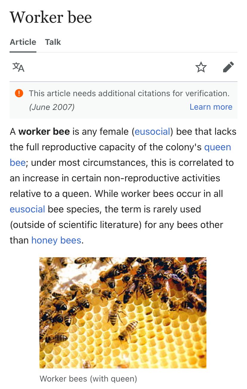 Worker bee Blank Meme Template