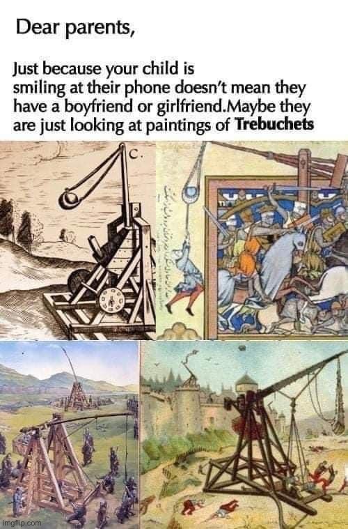 Paintings of trebuchets | image tagged in paintings of trebuchets | made w/ Imgflip meme maker
