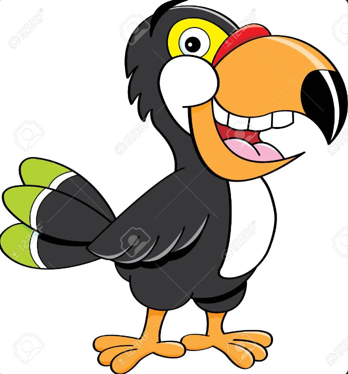 High Quality Toucan with Teeth Blank Meme Template
