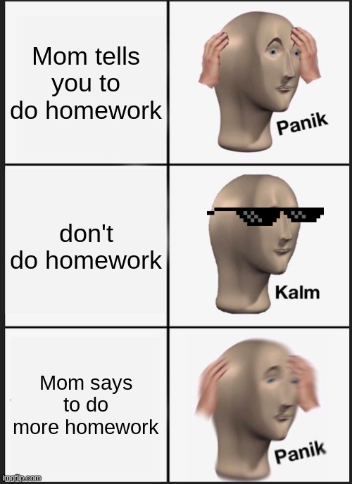 homework mom meme