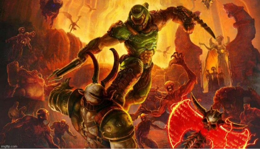 Doom guy | image tagged in doom guy | made w/ Imgflip meme maker