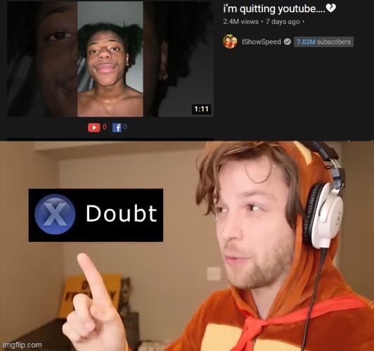 image tagged in yub doubt | made w/ Imgflip meme maker