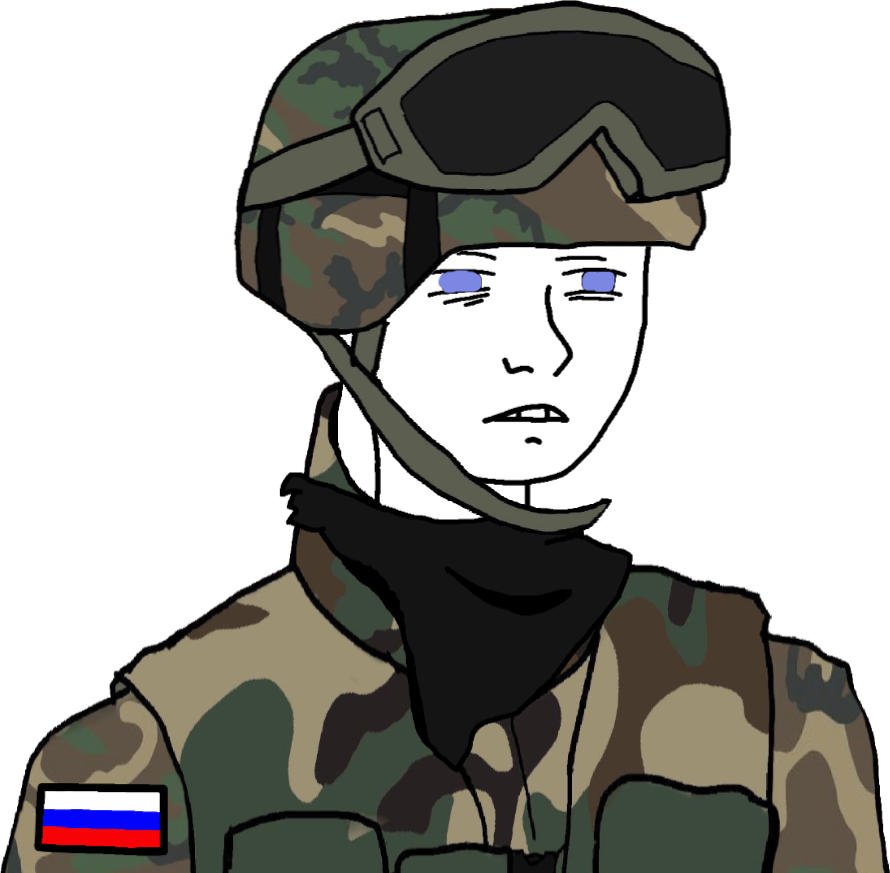 High Quality Russian Soldier Twinkjak Blank Meme Template