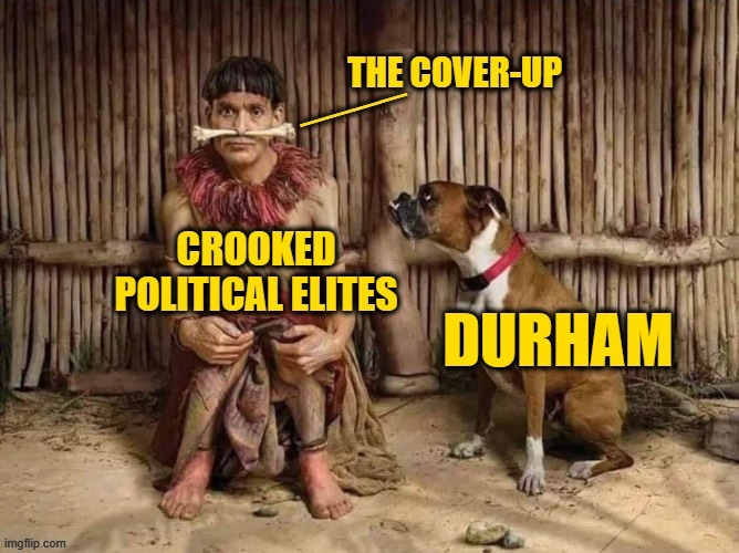 It's Not Going to End Well | image tagged in durham,cover-up,clinton | made w/ Imgflip meme maker