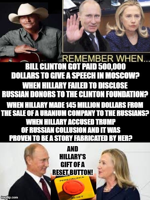 The new version of Remember When! | image tagged in putin,clinton,idiots | made w/ Imgflip meme maker