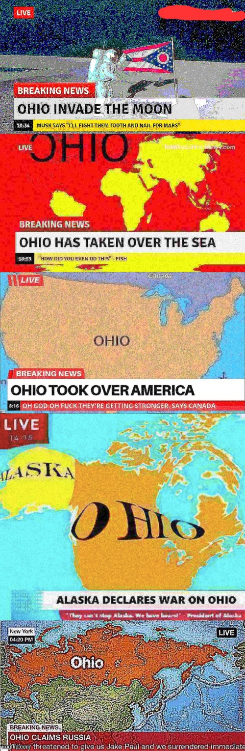 Ohio Deep Fried memes | image tagged in ohio | made w/ Imgflip meme maker