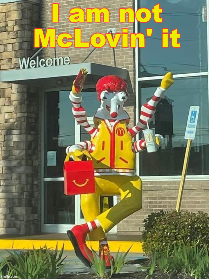 I am not McLovin' it | image tagged in cursed image | made w/ Imgflip meme maker
