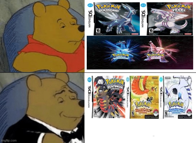 the superior games | image tagged in memes,tuxedo winnie the pooh | made w/ Imgflip meme maker