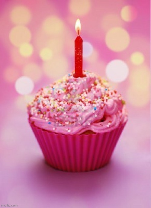Birthday Cupcake | image tagged in birthday cupcake | made w/ Imgflip meme maker
