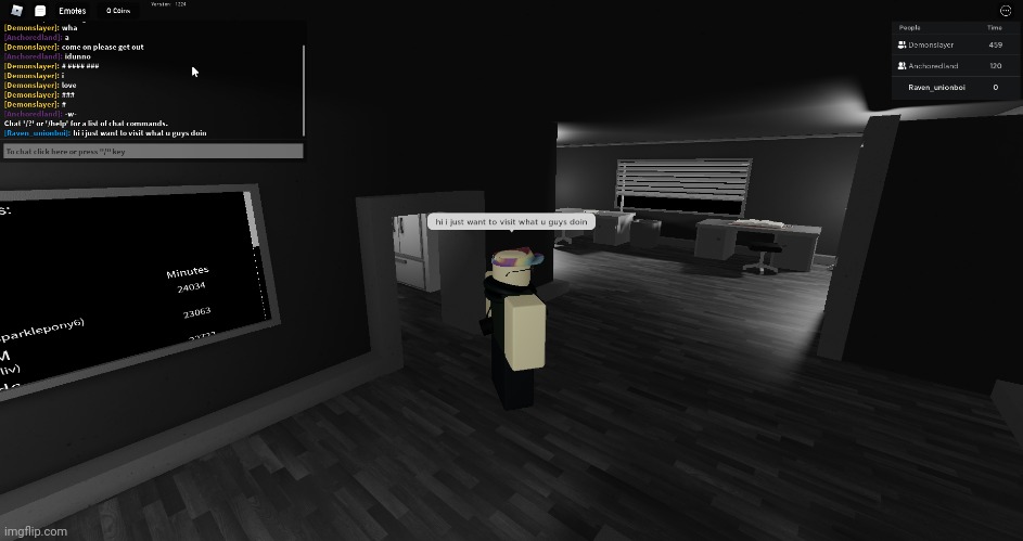 So a friend just screenshotted one of my best friends doing "rp" with a minor in Roblox :skull: | made w/ Imgflip meme maker