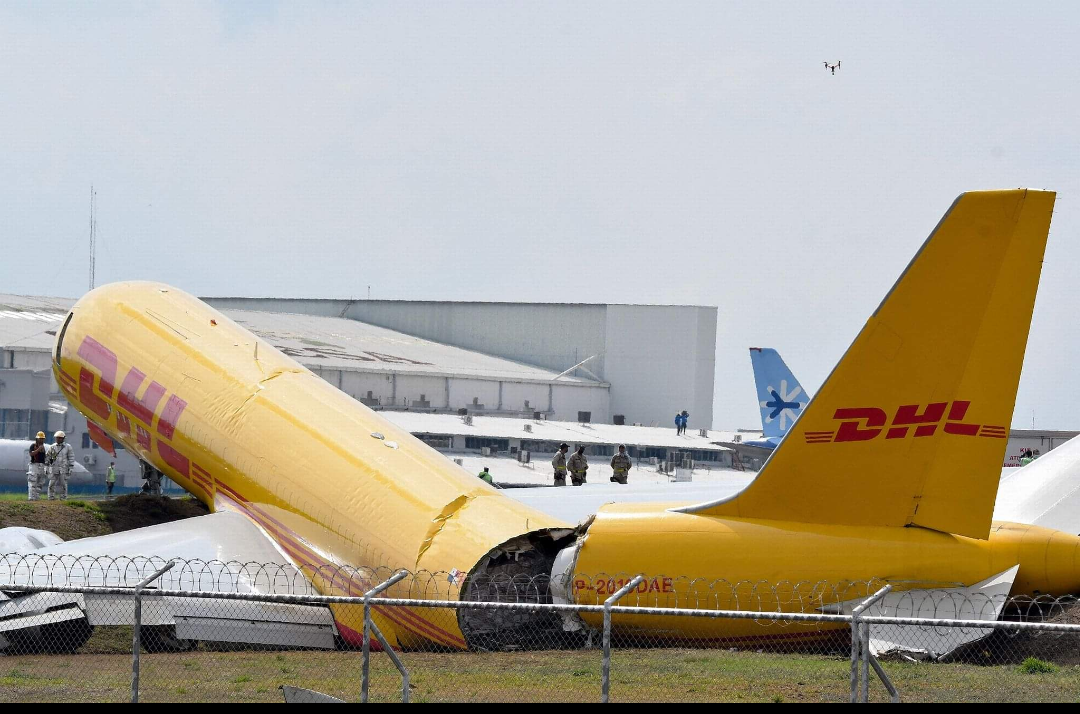 High Quality DHL cargo plane crash Blank Meme Template
