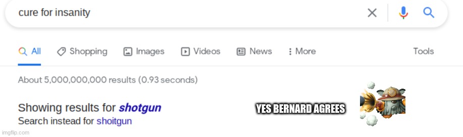 hehehe the cure is found | YES BERNARD AGREES | image tagged in meme | made w/ Imgflip meme maker