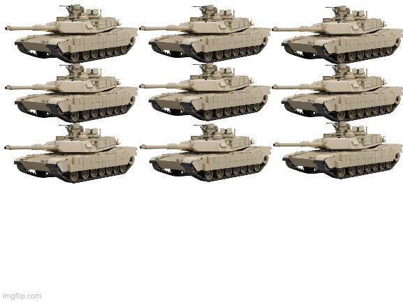 Start of production of The M1A2 Abrams | image tagged in blank white template,aaa,tanks,m1a2 | made w/ Imgflip meme maker