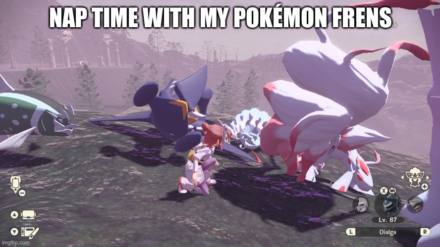 Le nap time | NAP TIME WITH MY POKÉMON FRENS | made w/ Imgflip meme maker