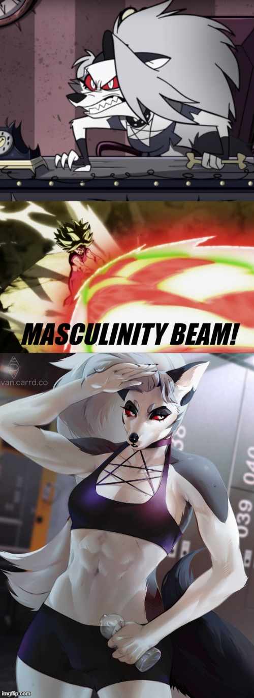 MORE BEAM MEMES, BABY! Also... Jesus Christ! (By Michael-sf-69) | image tagged in mad loona,masculinity beam,furry,loona,memes,funny | made w/ Imgflip meme maker