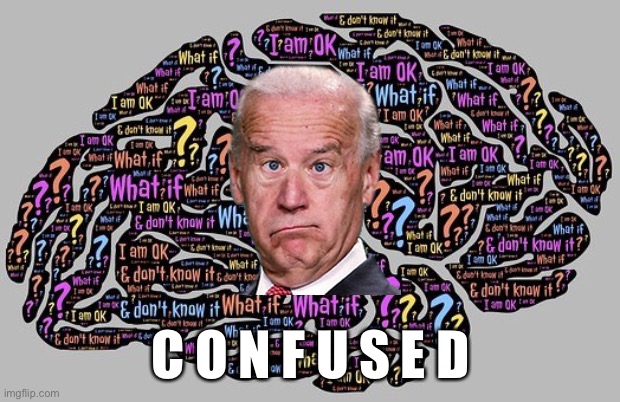 Joe Biden |  C O N F U S E D | image tagged in confused,biden,what if,maybe,not sure | made w/ Imgflip meme maker