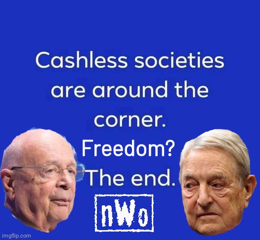 Digital Currency courtesy of the NWO | Freedom? | image tagged in nwo | made w/ Imgflip meme maker