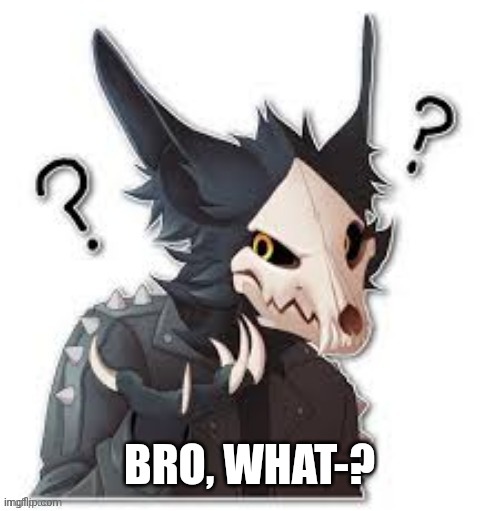 wingedwolf94 Wtf? | BRO, WHAT-? | image tagged in wingedwolf94 wtf | made w/ Imgflip meme maker