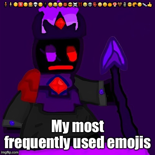 M | 🧍‍♂️🧍🤨🅱️😏🍔💀☺️🕴😩😂😐👹😎☠️‼️😭👽👺😳😫🎃🍄🤎🗿🤓🥐😉🍬👍; My most frequently used emojis | image tagged in funni man the lord of the endless void | made w/ Imgflip meme maker