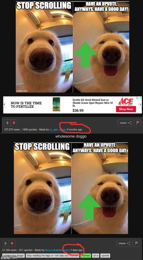 even if you put aside him being an upvote beggar (and a snowflake for disabling comments), he is still reposting a meme. | made w/ Imgflip meme maker