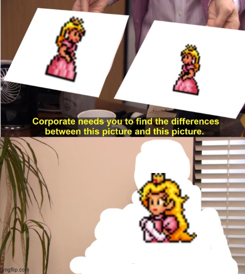 When princess peach is in the they're the same picture tag | image tagged in memes,they're the same picture,princess peach,mario,super mario,funny | made w/ Imgflip meme maker