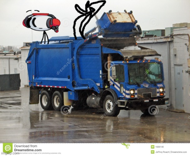 Garbage truck | image tagged in garbage truck | made w/ Imgflip meme maker