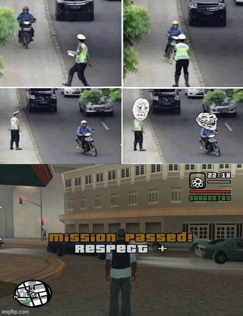 image tagged in gta mission passed respect | made w/ Imgflip meme maker