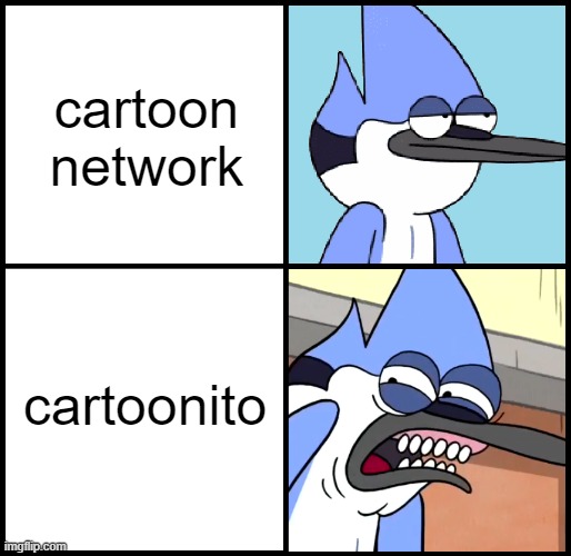who is a long-living cartoon network fan will know this. | cartoon network; cartoonito | image tagged in mordecai disgusted | made w/ Imgflip meme maker